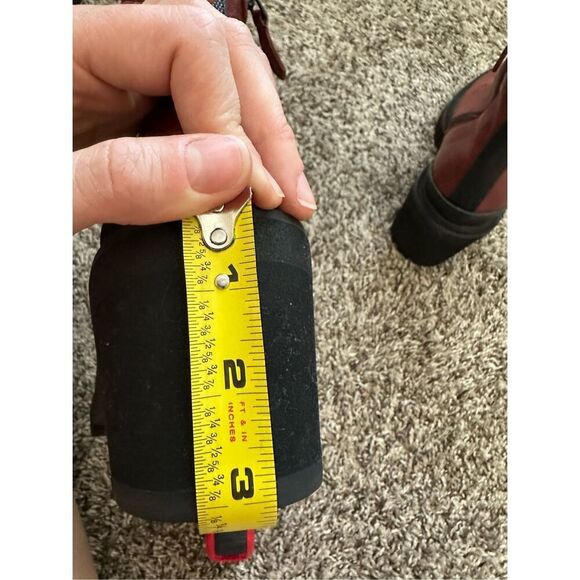 Frye Savannah Leather Classic Lace Up Streetwear Combat Heeled Boots 8.5 - Picture 11 of 12